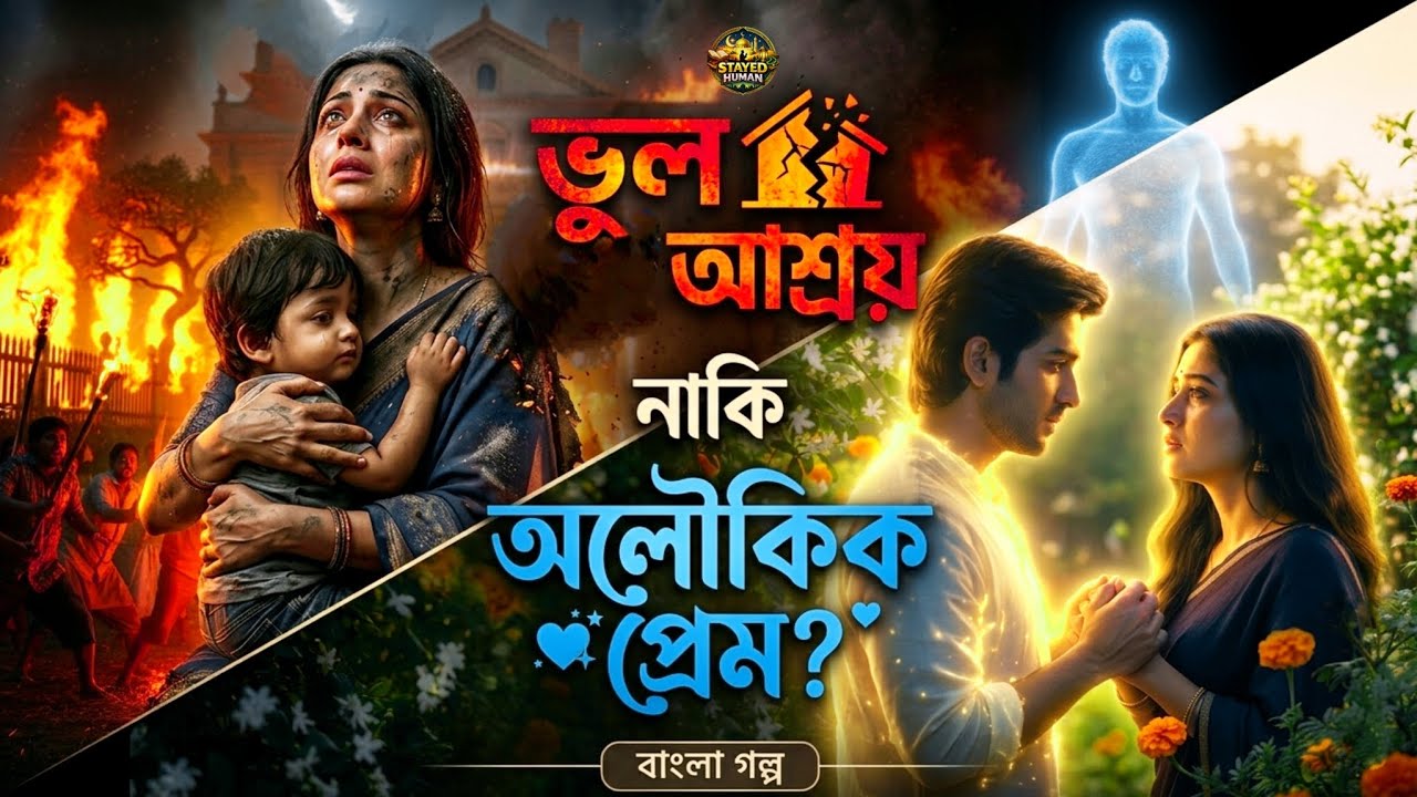 ভুল আশ্রয় থেকে অলৌকিক প্রেম—শেষটা বদলে দেবে! | বাংলা রহস্য গল্প | Golpo | Stayed Human বাংলা
