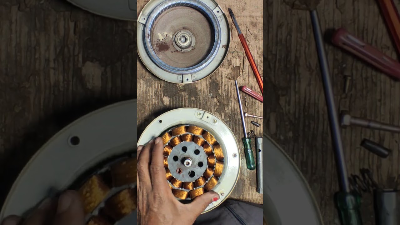 How to open celling fan #knowledge #repair #fan 