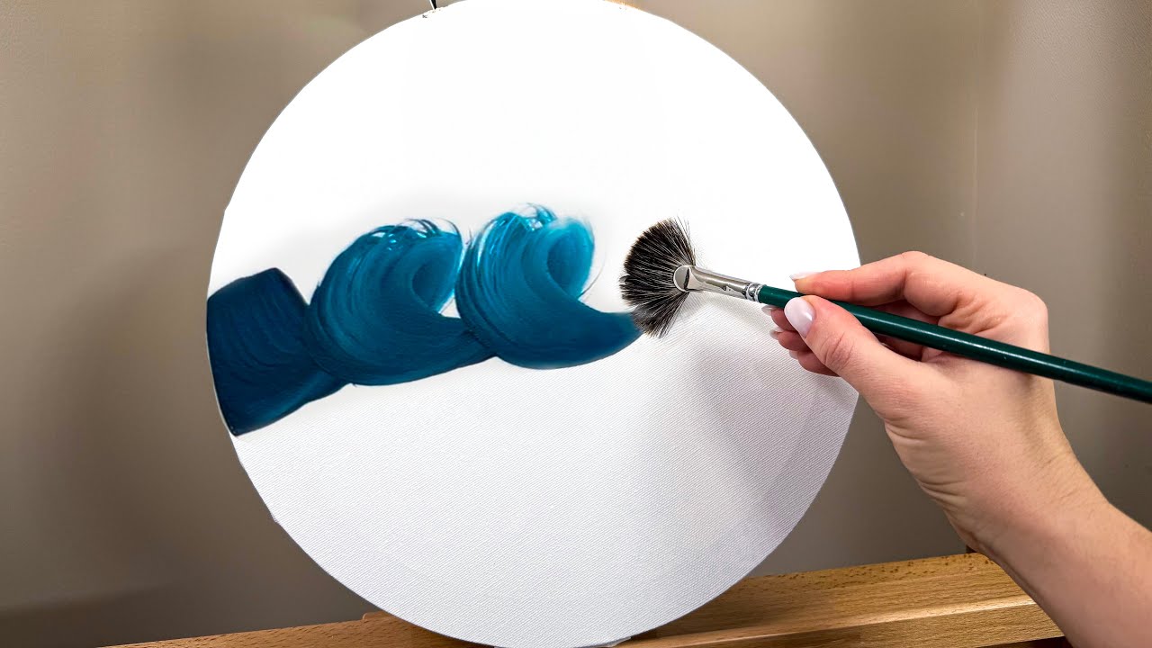 Easy Canvas Board Painting for Beginners