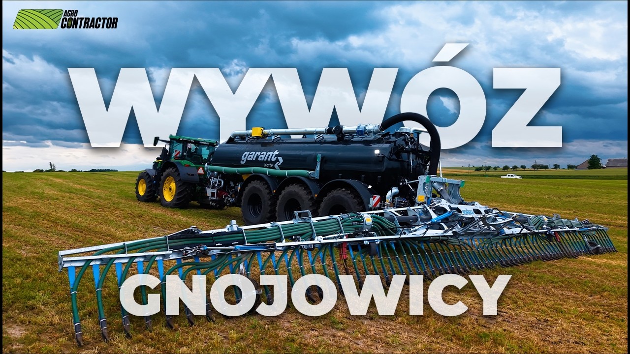 Wyw&oacute;z gnojowicy beczką Garant Kotte | AgroContractor