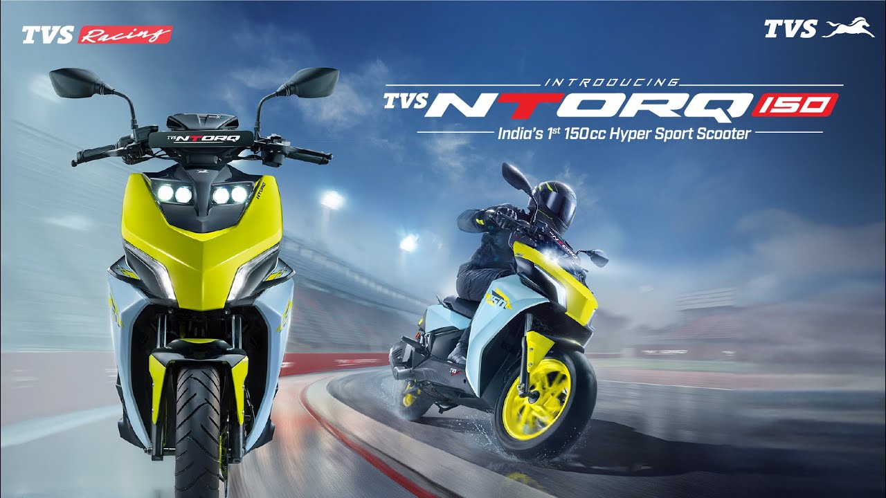Introducing the all-new TVS NTORQ 150 &mdash; India&rsquo;s first hyper sport scooter.