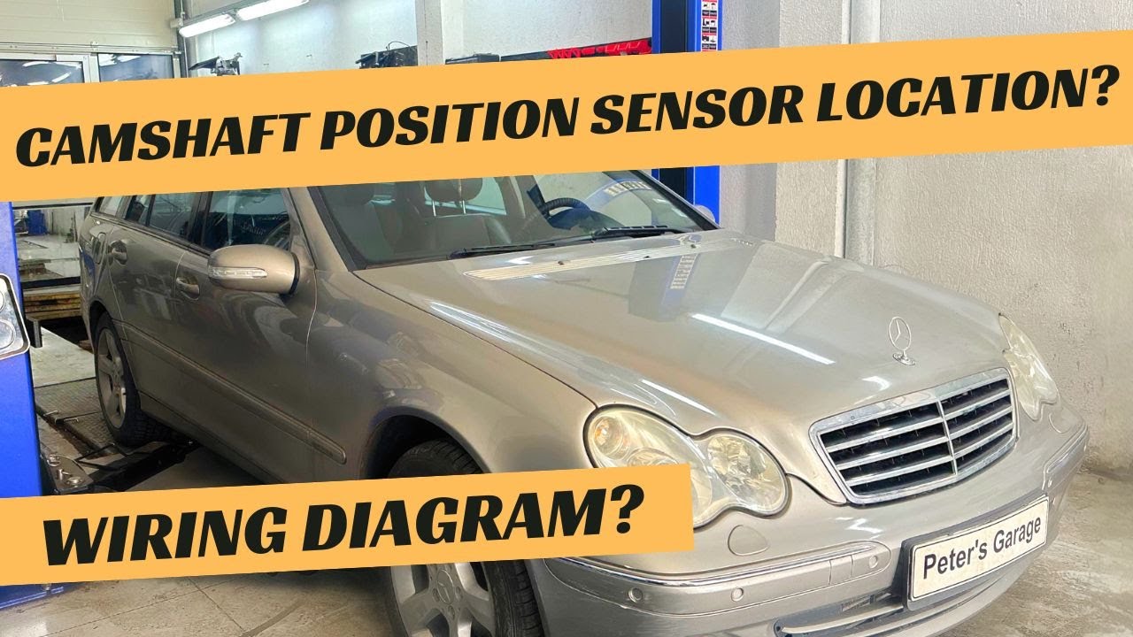 Mercedes C220 CDI W203 Camshaft Position Sensor location and wiring diagram W211