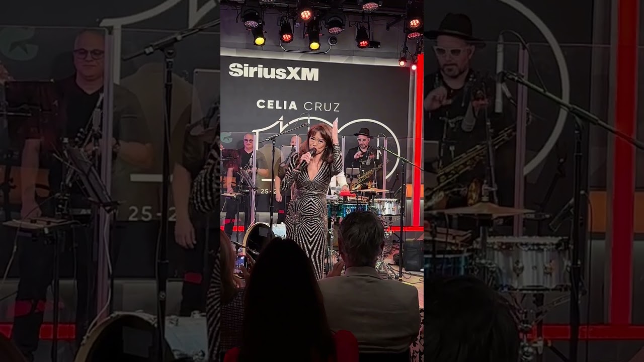 Bemba Colora ft. Mimy Succar en Sirius XM celebrando 100 años de Celia Cruz