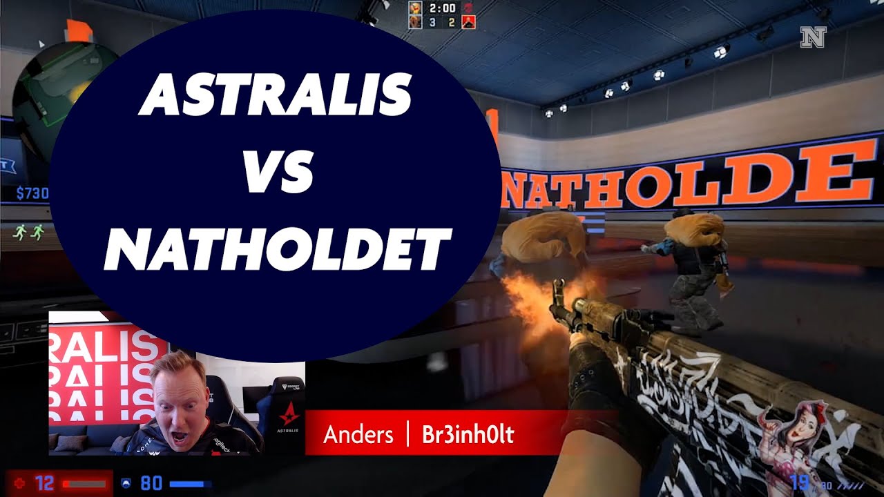 Breinholt VS Astralis på Natholdets egen CS-bane