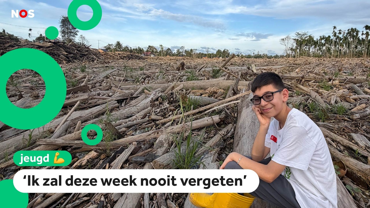 Ahmet helpt kinderen bij overstromingen in Indonesië: 'Schrok van hoe erg het is'