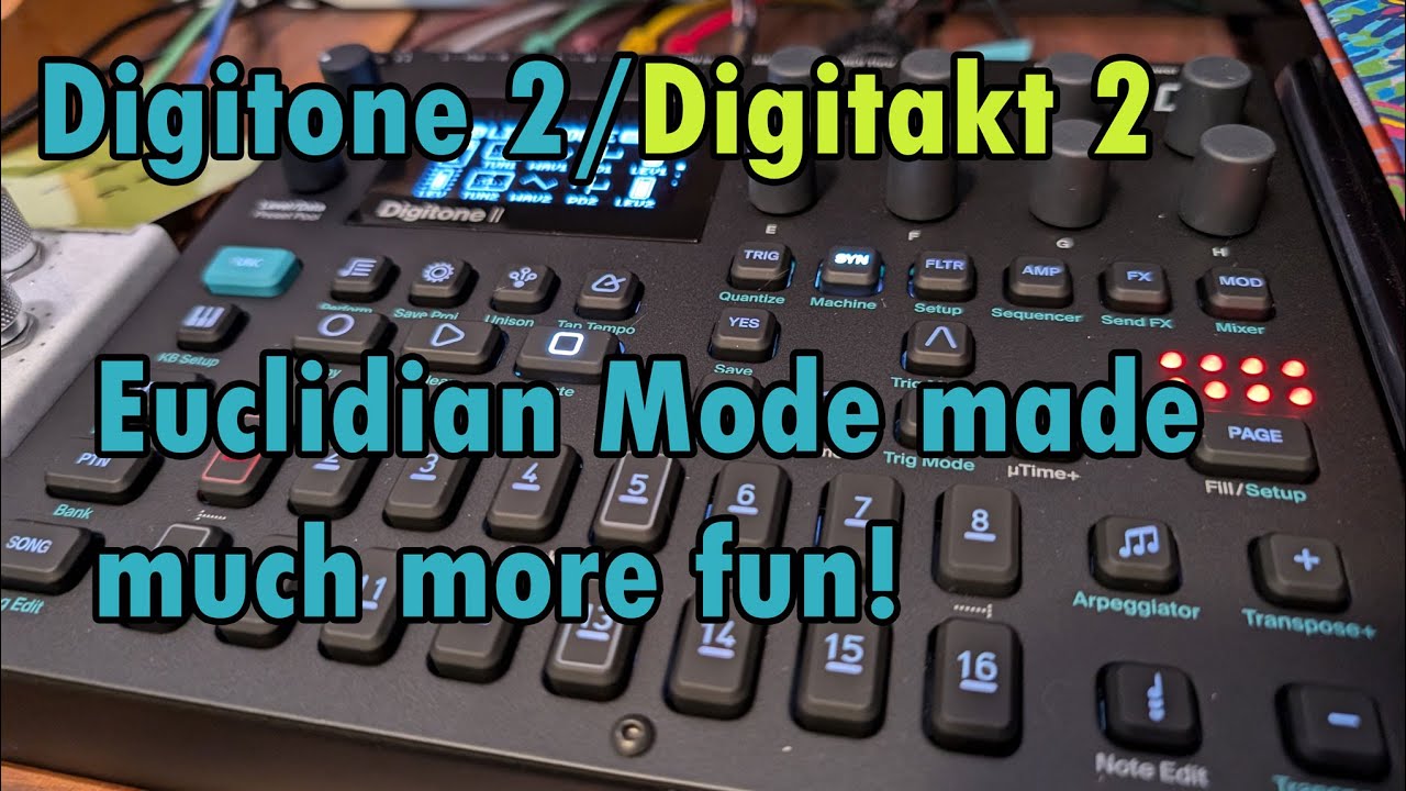 How the Euclidian P-lock System Works on Digitone 2/Digitakt 2 | Hanging With Hexwave