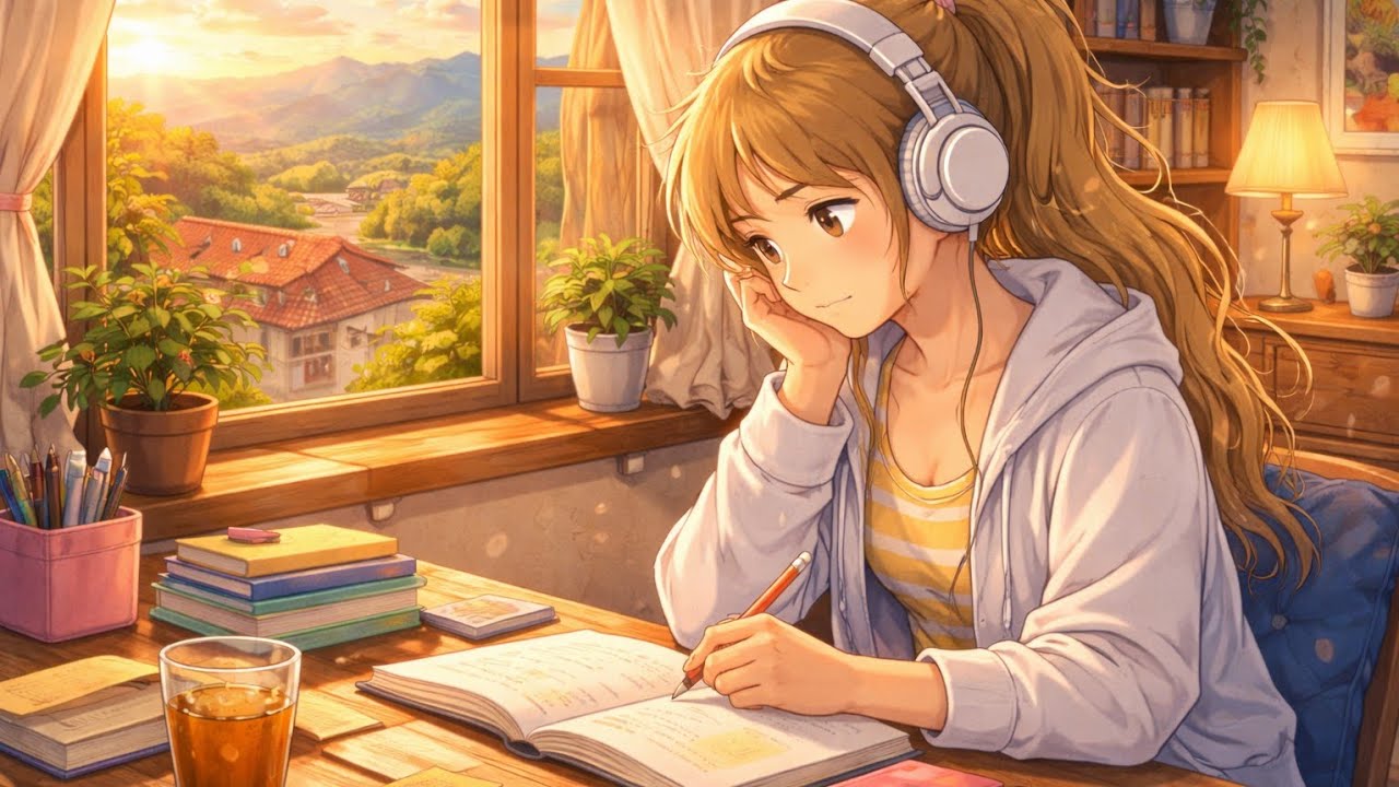 Anxiety Free Lofi🪈[47 minutes]Best Lofi For Stress Relief/Study to