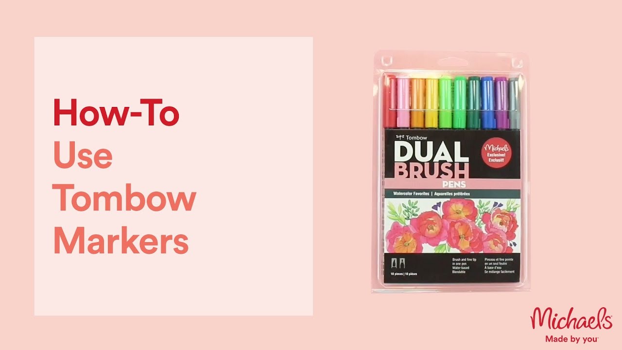 How to Use Tombow Dual Brush Markers | Michaels