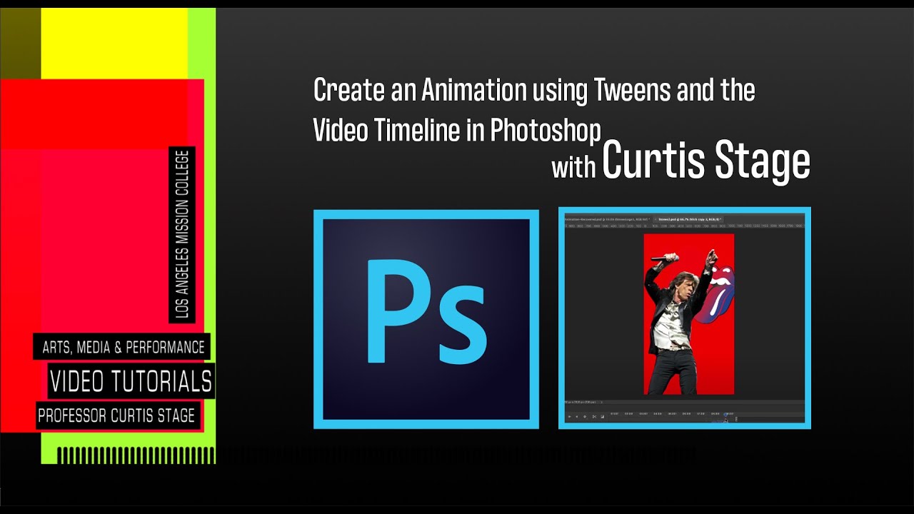 Adobe Photoshop Animation Tutorial - Tween and Video Timeline