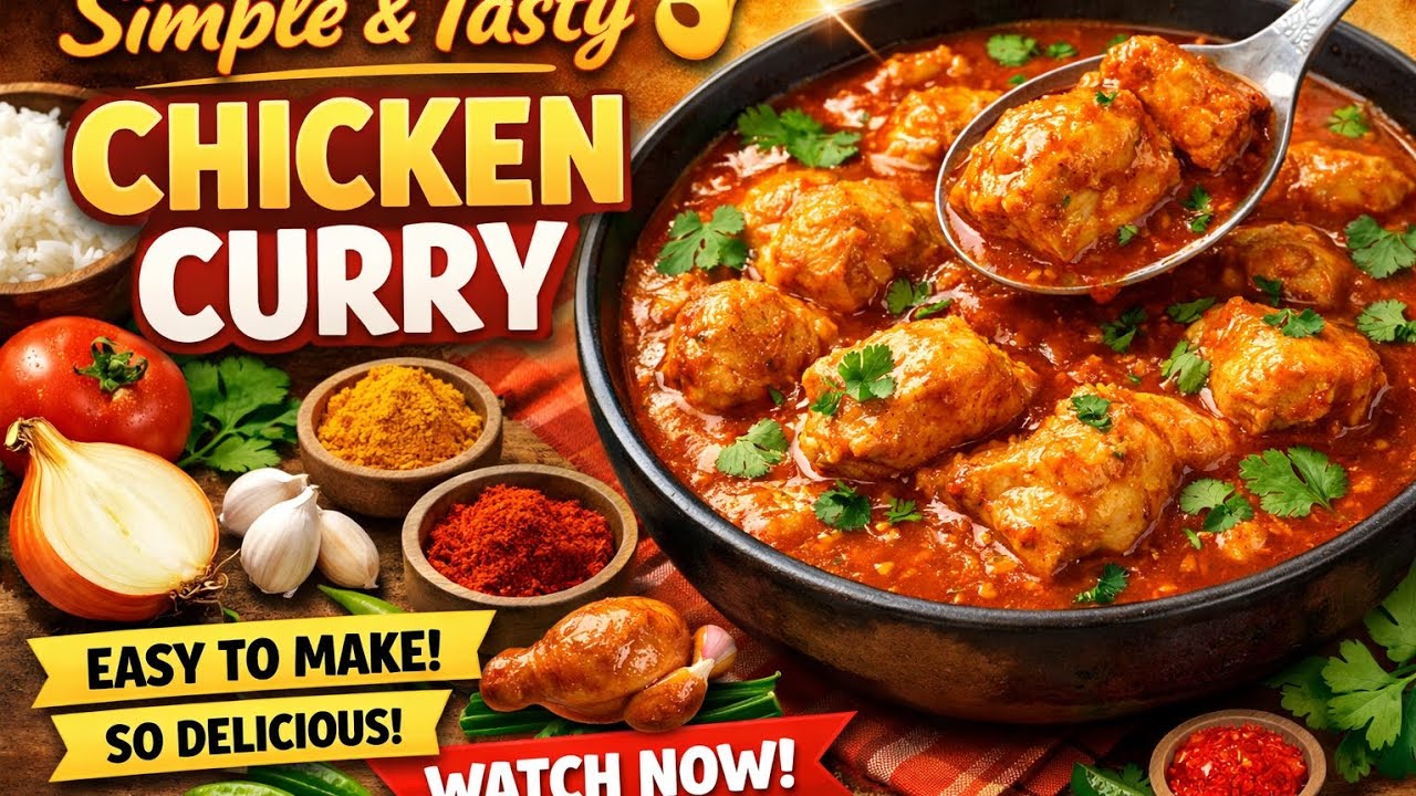 Easy&tasty chicken curry