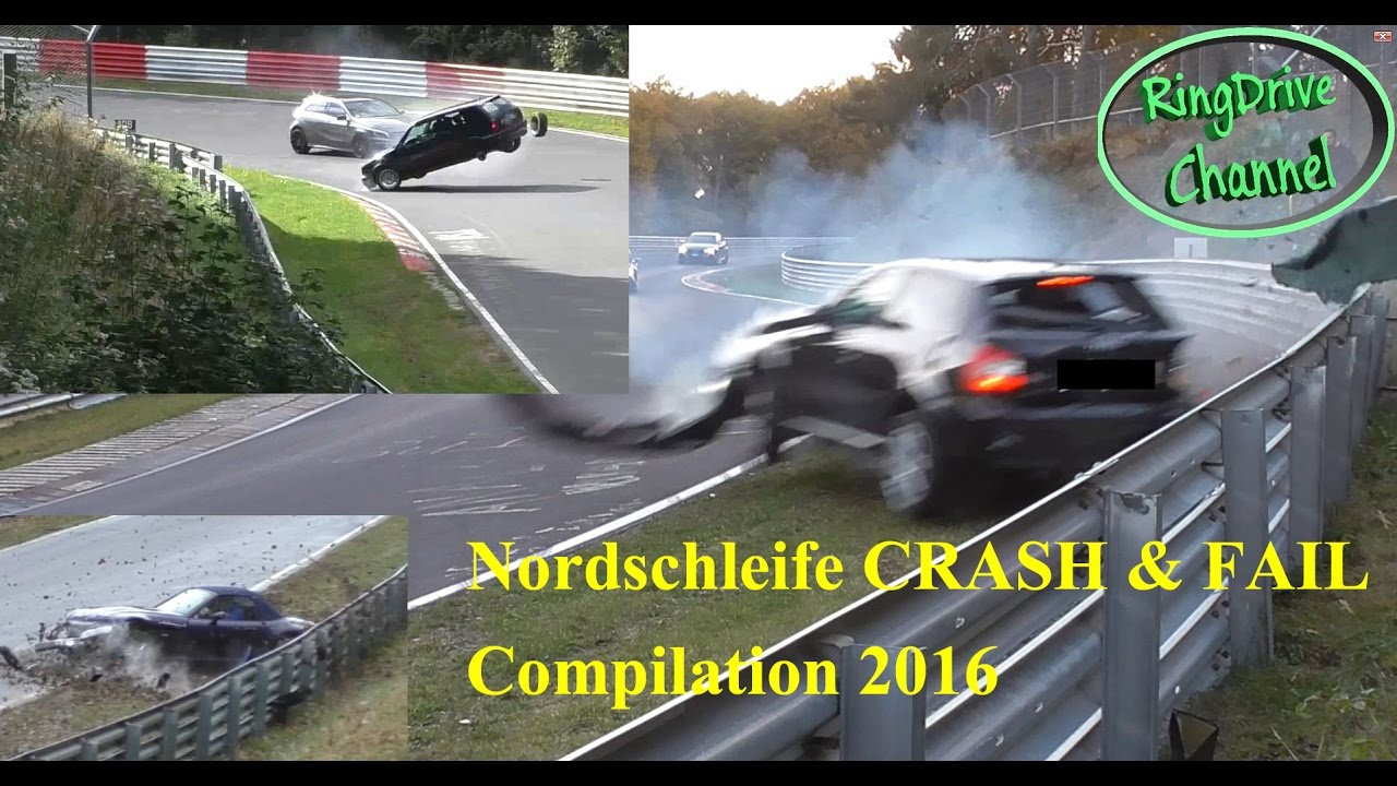Big CRASH and FAIL compilation 2016 on Nürburgring Nordschleife RingDrive Channel
