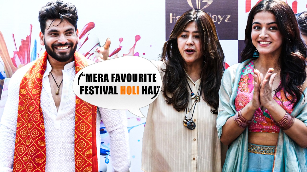 Ekta Kapoor & Wamiqa Gabbi Enjoy Holi Splash Season 7 | Shiv Thakare Joins the Event