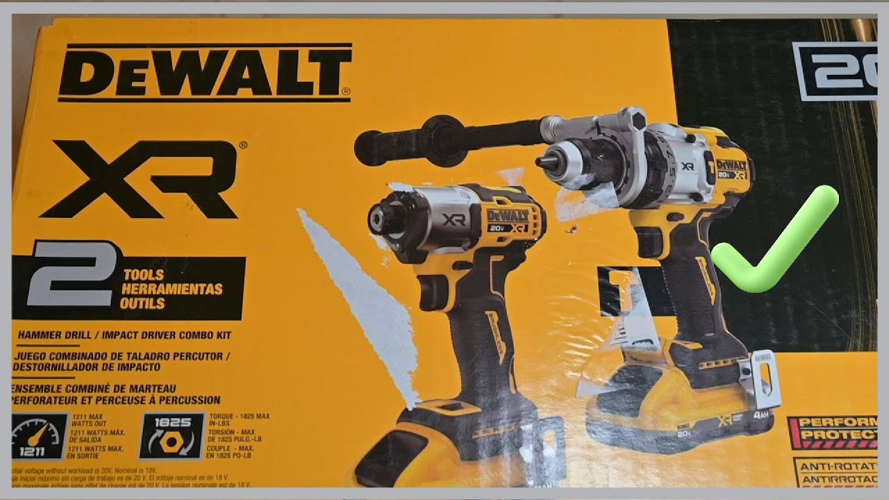 Обзор комплекта ударных дрелей Dewalt DCD-1007 и DCF-845