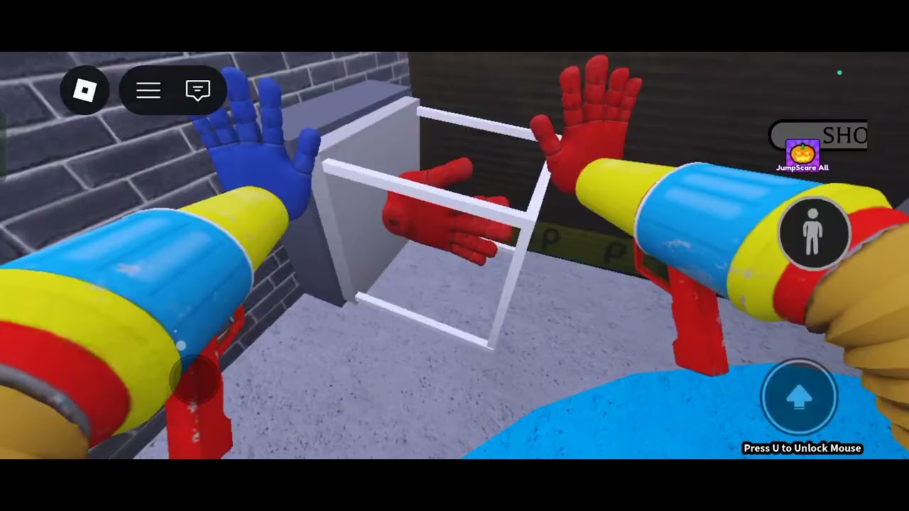 Playing poppy playtime one Roblox edition