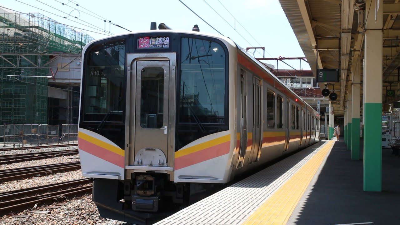 【新潟駅】 車外スピーカー 発車メロディ + E129系 発車 / JR東日本