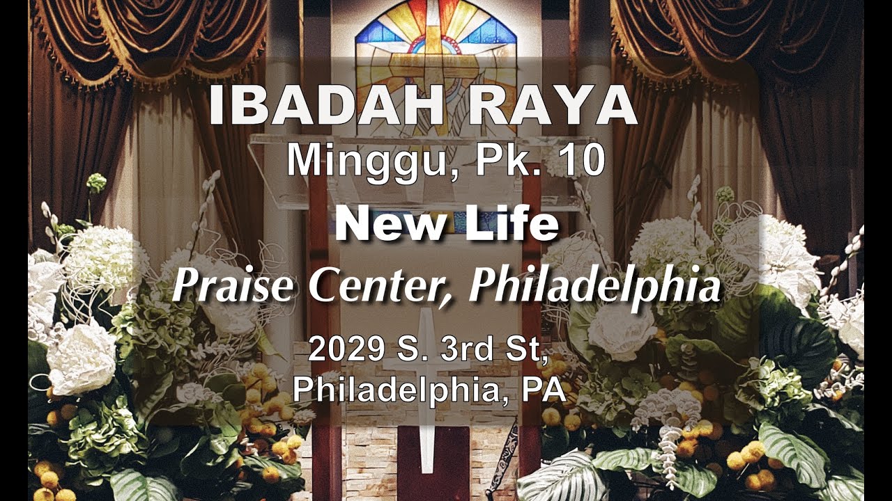 IBADAH MINGGU LIVE STREAMED & IN-PERSON - 8 MARET, 2026, JAM 10 (WAKTU NEW YORK)