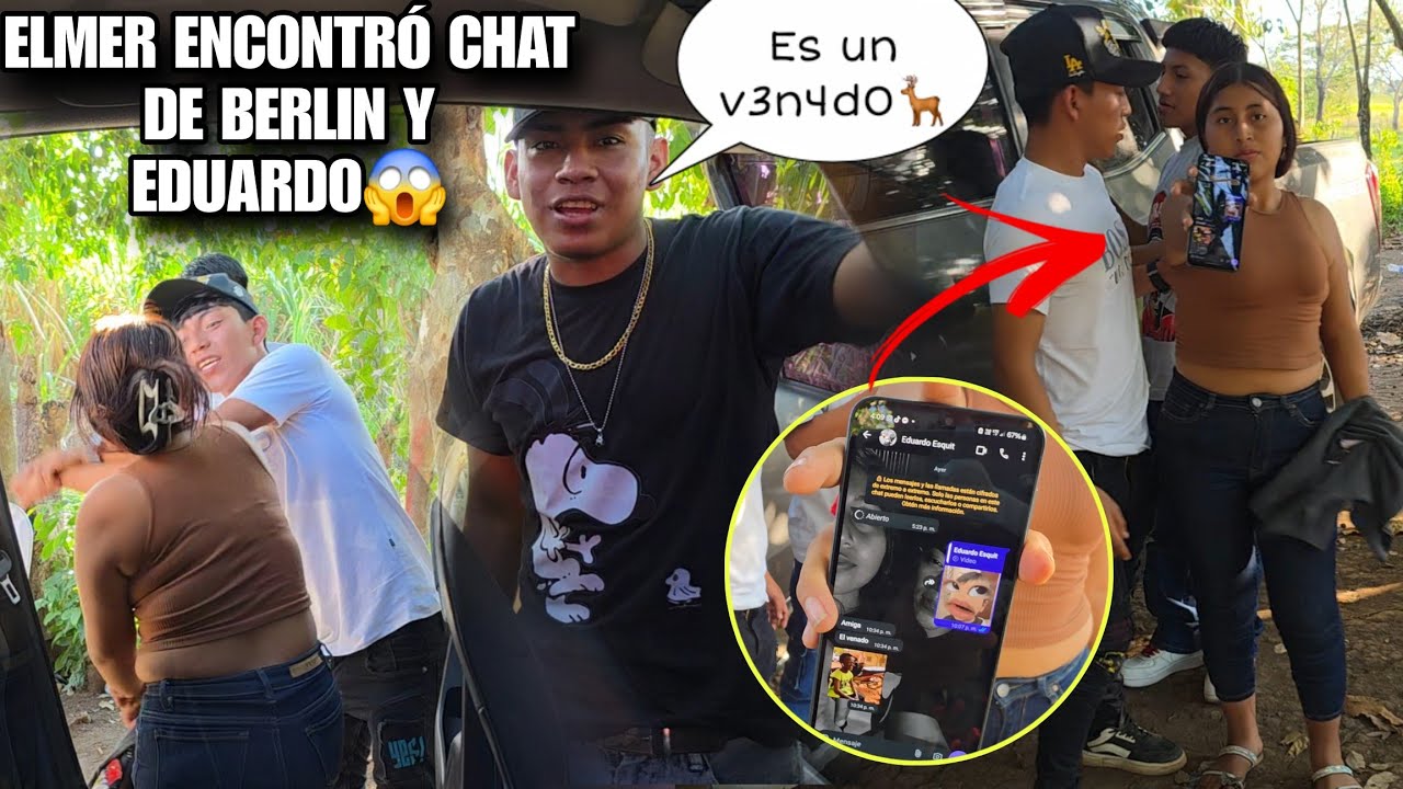 ELMER LE Reviso El Teléfono A BERLIN💔Encontró Chats De EDUARDO😱Así Reaccionó ELMER EAl Verlo😡