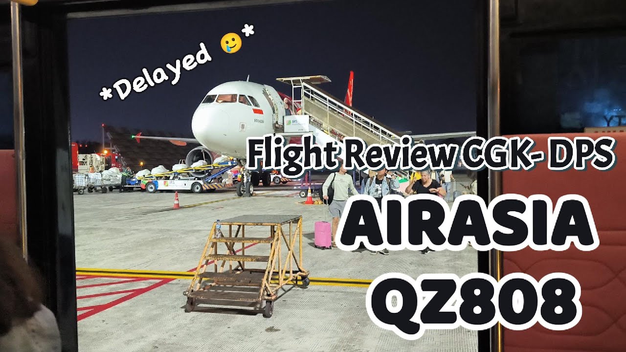 AirAsia Indonesia A320 Flight Review! QZ808 CGK-DPS 2025 ✈️