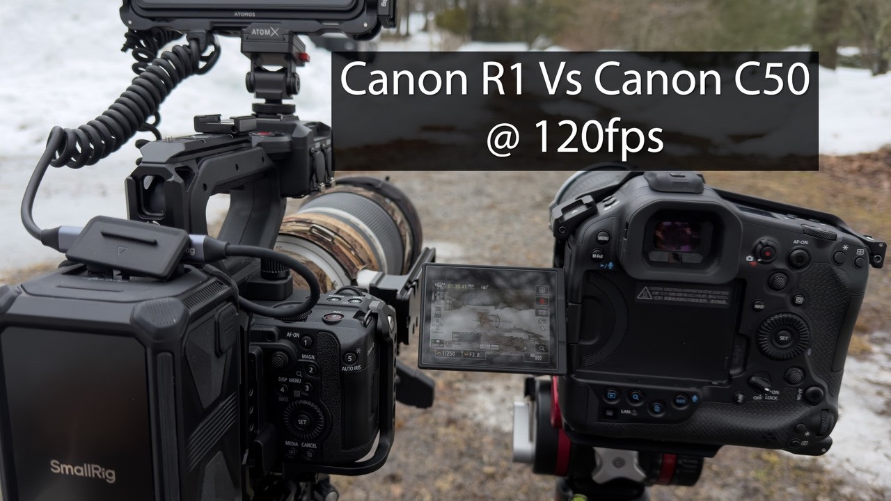 Canon R1 Vs Canon C50 @ 120fps