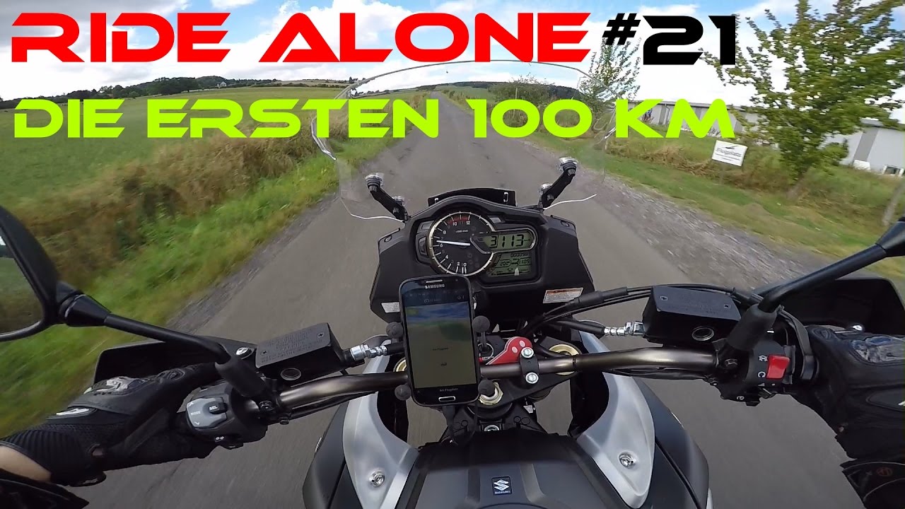 Die ersten 100 Km mit der Suzuki V-Strom 1000 | Ride Alone Vlog #21