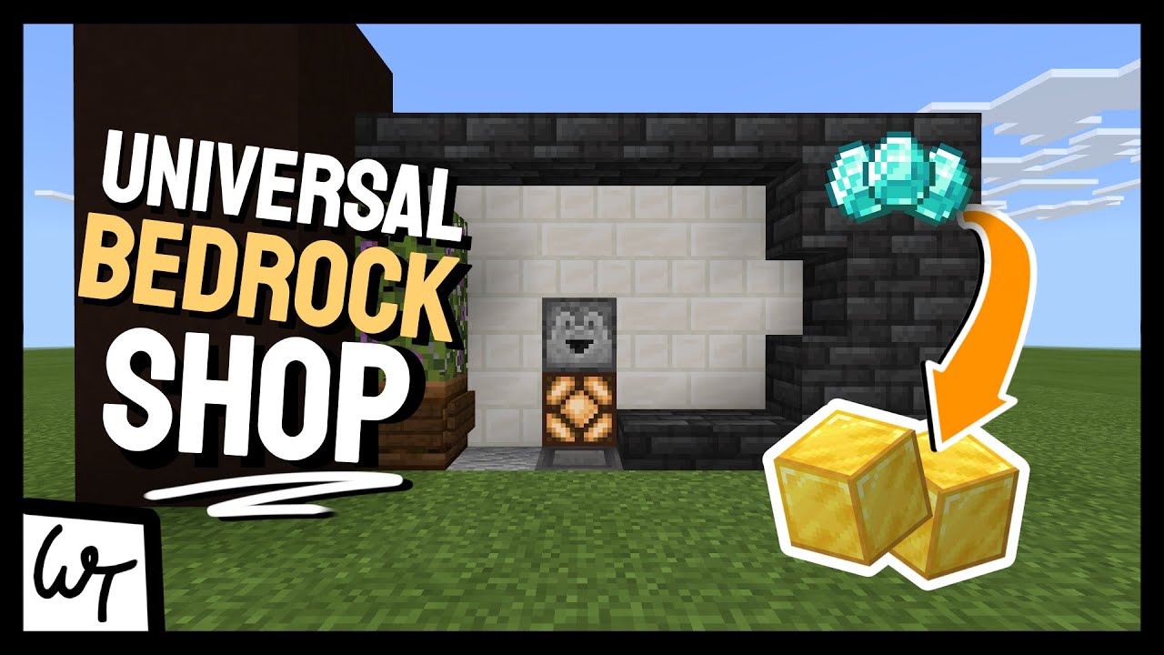 CUSTOMIZABLE Redstone Shop for BEDROCK Edition - N:M Ratio - Minecraft 1.11-1.21