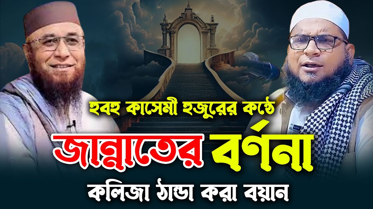 কাসেমী হুজুরের কন্ঠে জান্নাতের বর্ণনা। মুফতী আব্দুর রহমান নো’মানী। Mufti Abdur Rahman Nomani