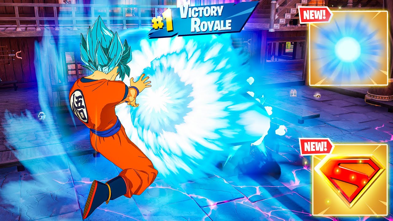 *NEW* FORTNITE KAMEHAMEHA MYTHIC + SUPERMAN + GOKU VS NEW MEDALLIONS & MYTHICS CHALLENGE!