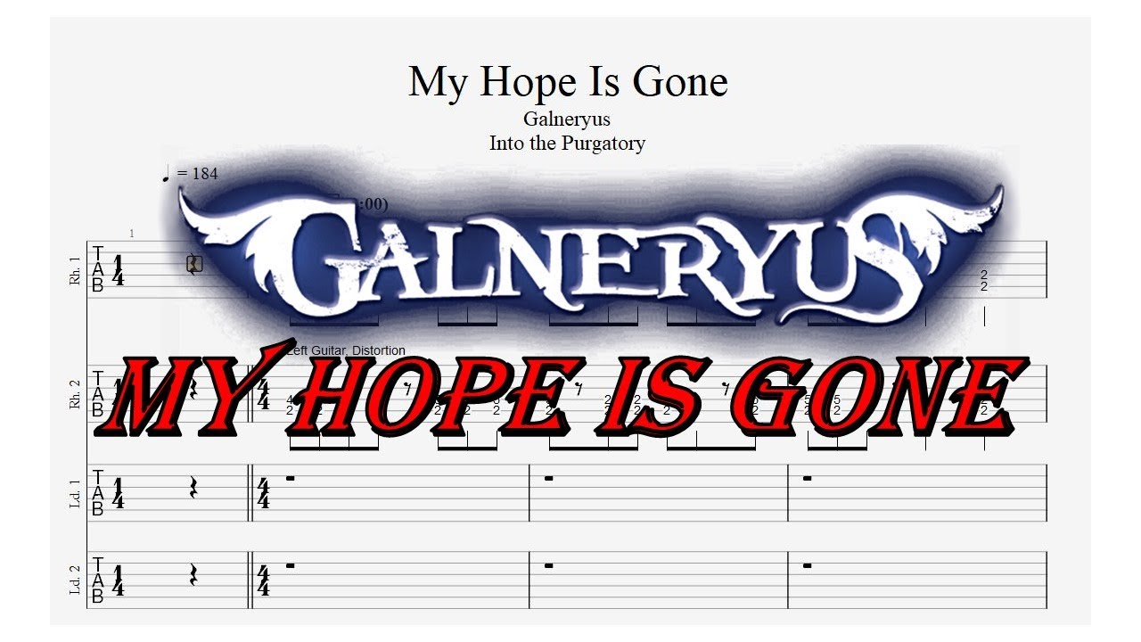 [TAB] Galneryus - My Hope Is Gone
