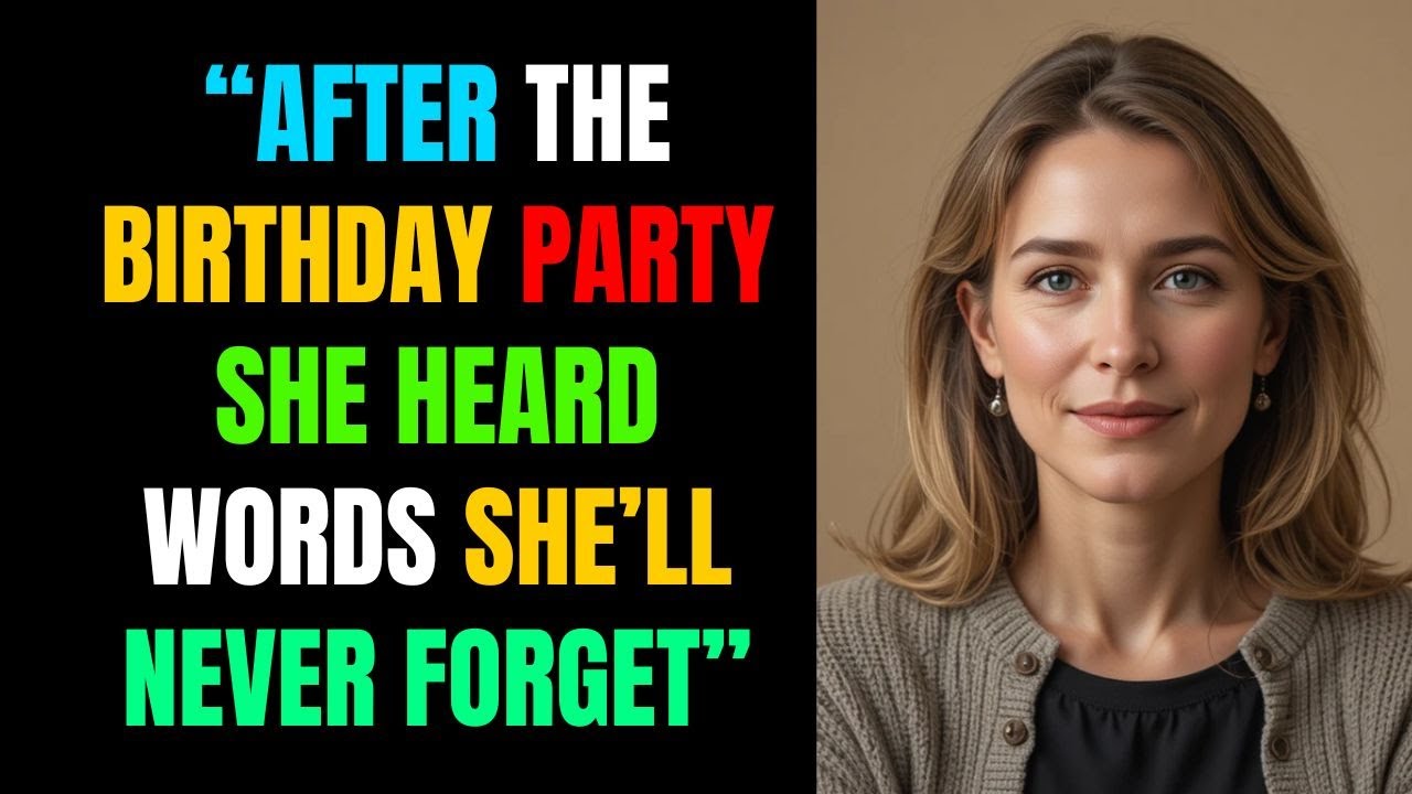 &ldquo;After the Birthday Party, She Heard Words She&rsquo;ll Never Forget&rdquo;