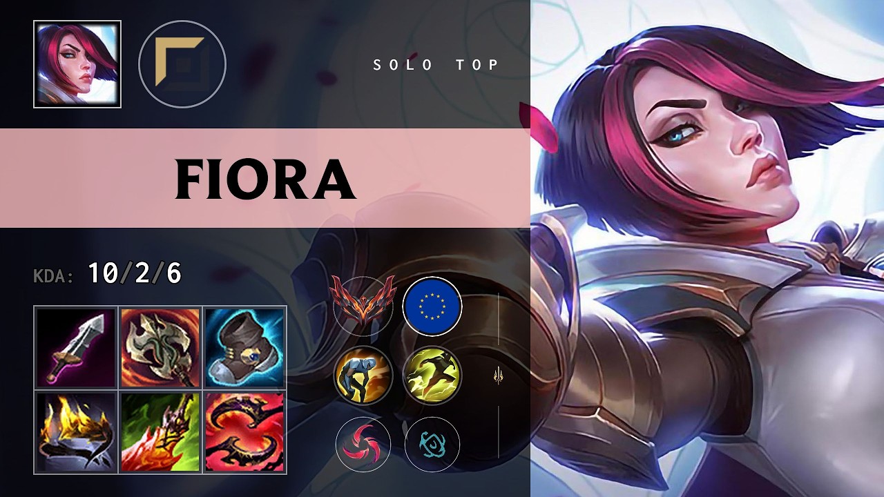 Fiora Top vs Akali - EUW Grandmaster Patch 26.11