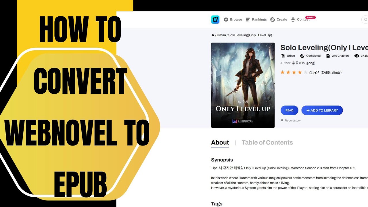 How to Download & Convert WebNovels to EPUB for Offline Reading (EASY GUIDE!)