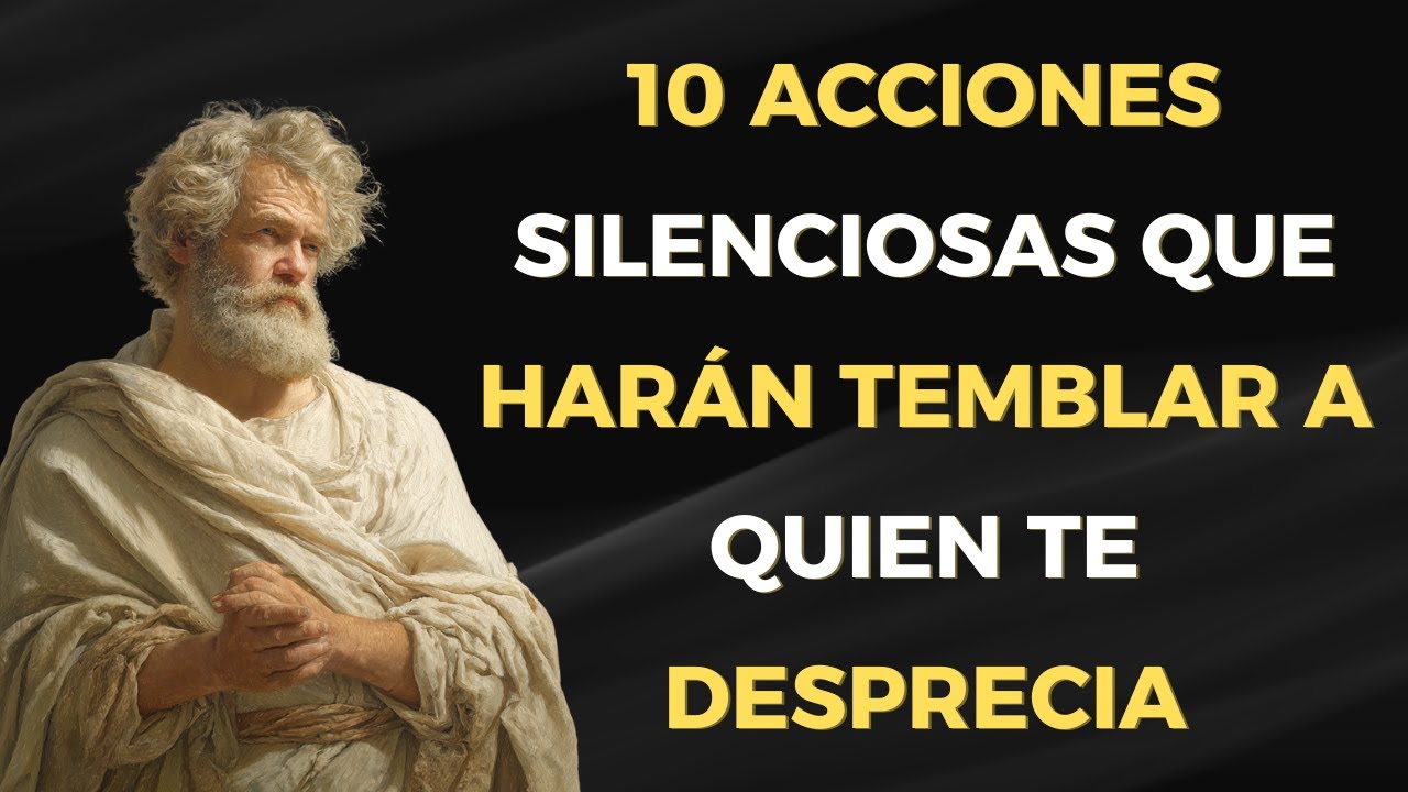 10 Acciones Silenciosas Que Harán Temblar A Quien Te Desprecia | ESTOICISMO