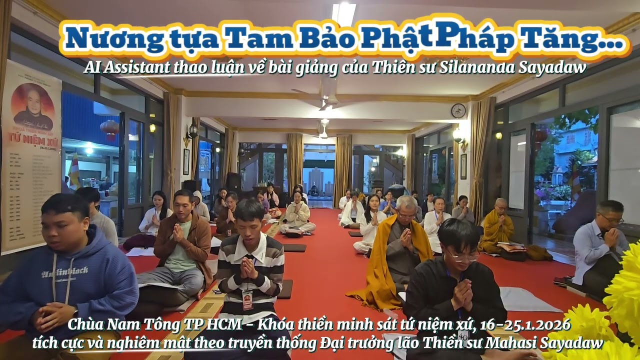 Nương tựa Tam Bảo Phật Pháp Tăng… 