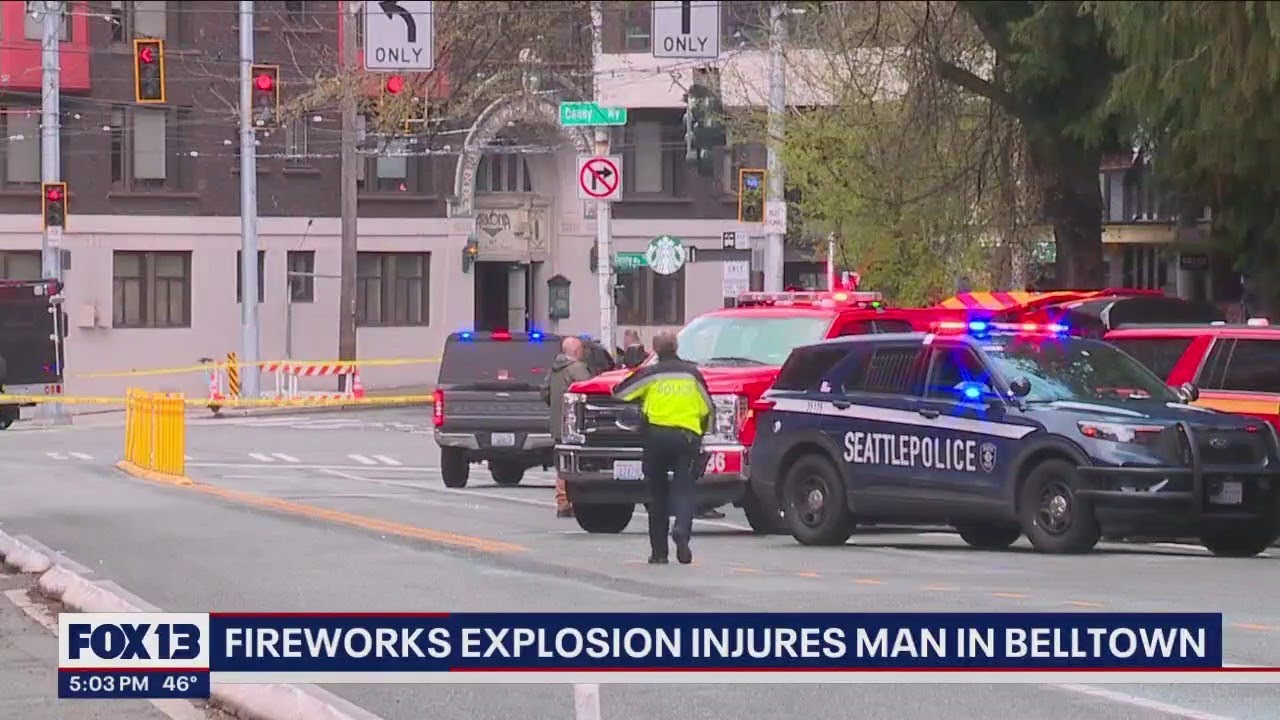 Man injured in fireworks explosion | FOX 13 Seattle