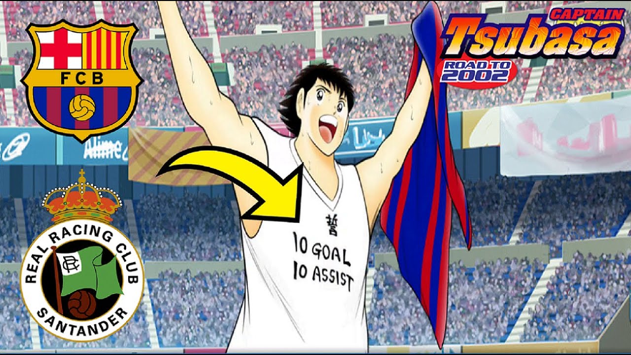 ¿OBJETIVO CONSEGUIDO? ¿TSUBASA LO CONSIGUE? - BARCELONA VS RACING - CAPTAIN TSUBASA ROAD TO 2002