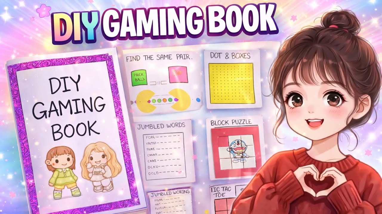 DIY gaming book. #afifacraftcottage #diy #youtube #craft #gamingbook #trending #youtubevideo #viral