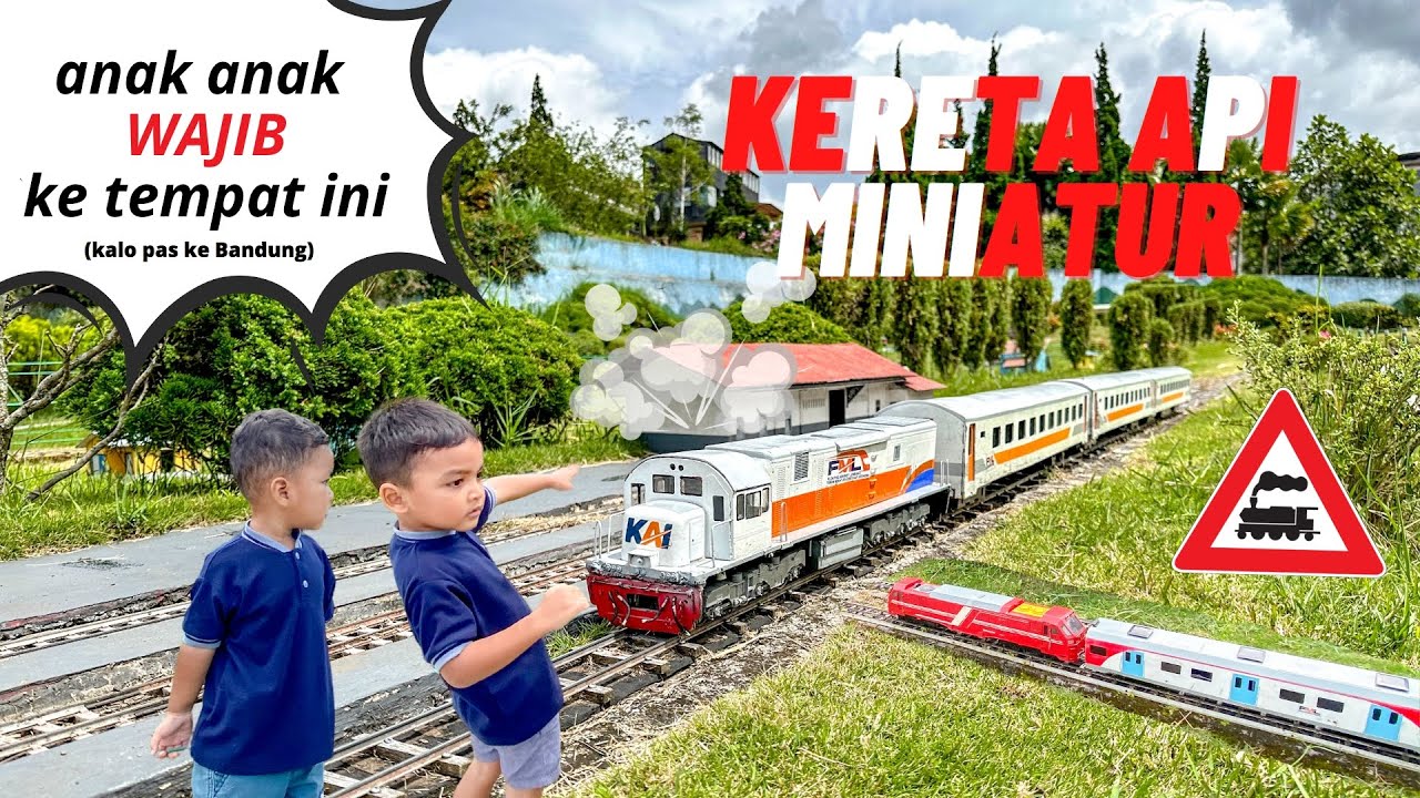 MINIATUR KERETA API DI FLOATING MARKET BANDUNG, Anak Anak Bakalan Betah di sini dan Tiket Terjangkau