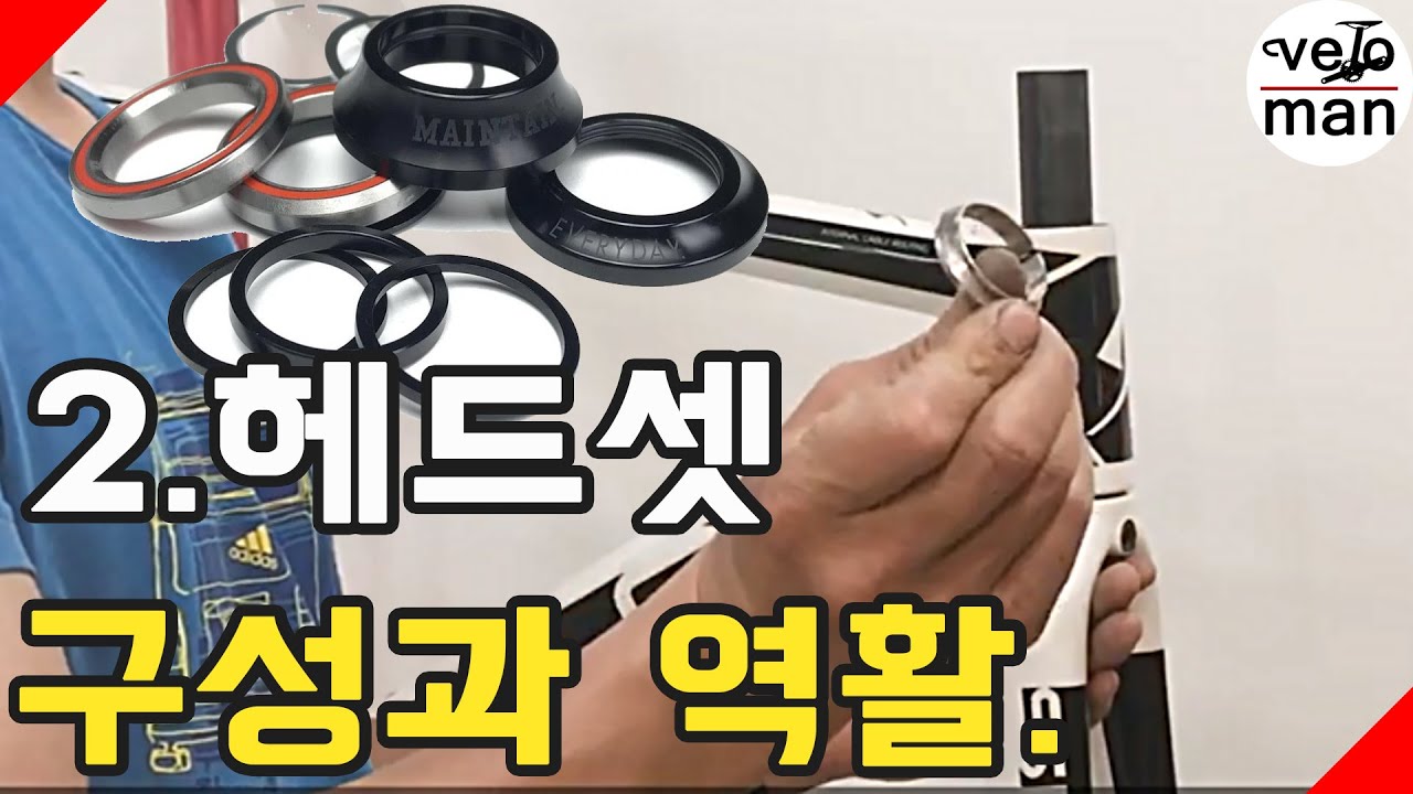 자전거 헤드셋 장착 방법. 구조와 작동 원리 (2. 헤드셋 구조와 작동원리)
