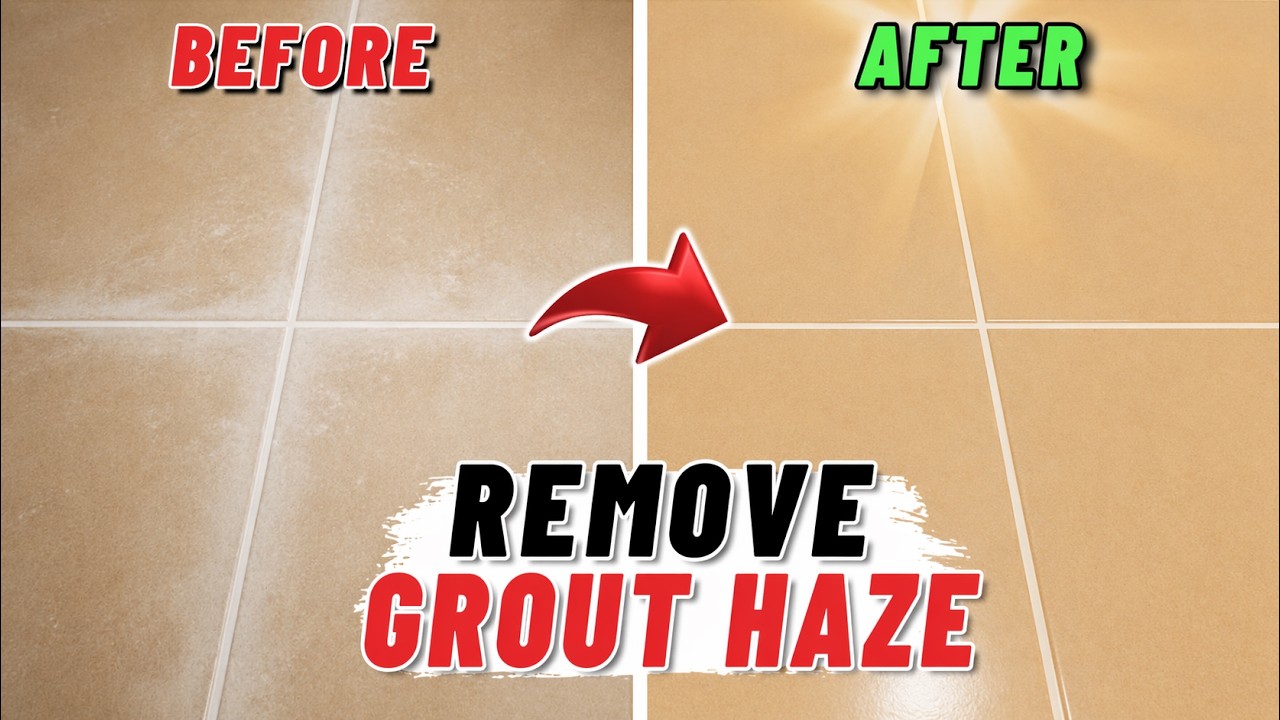 Don't Let Grout Haze Ruin Your Tiles! 5 Minute Fix