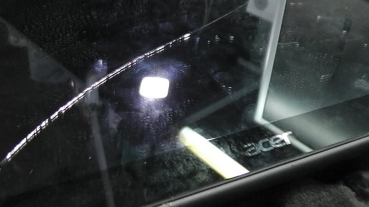 Разбито стекло тачскрина. Планшет Acer A200. Замена тачскрина