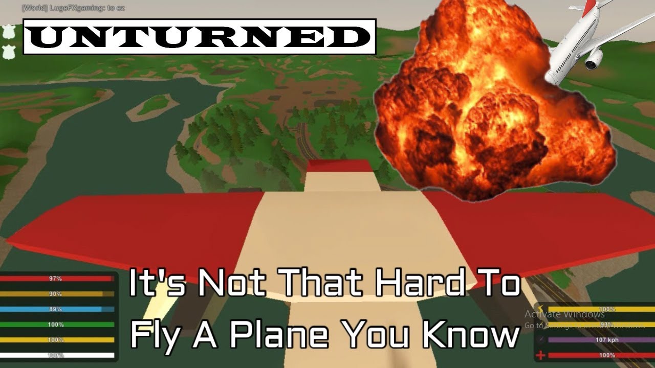 Unturned - Airplane Kamikaze