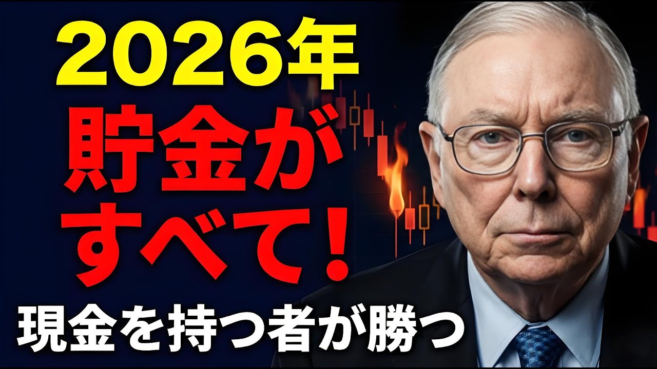 【チャーリー・マンガー】株価高騰の今、絶対に知っておくべきこと：なぜ「現金の確保」が死活的に重要なのか？#チャーリーマンガー #バリュー投資 #富の思考法 #CharlieMunger #投資