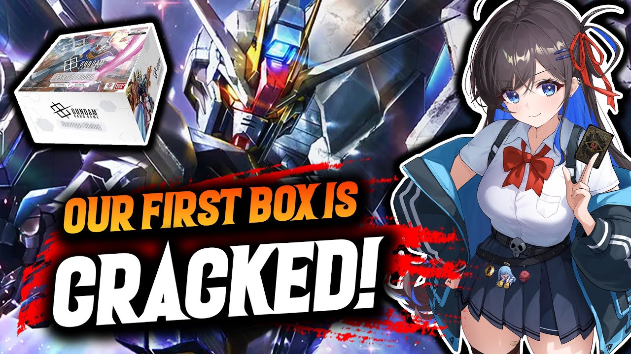 Our VERY FIRST Gundam Card Game Booster Box Opening is CRACKED