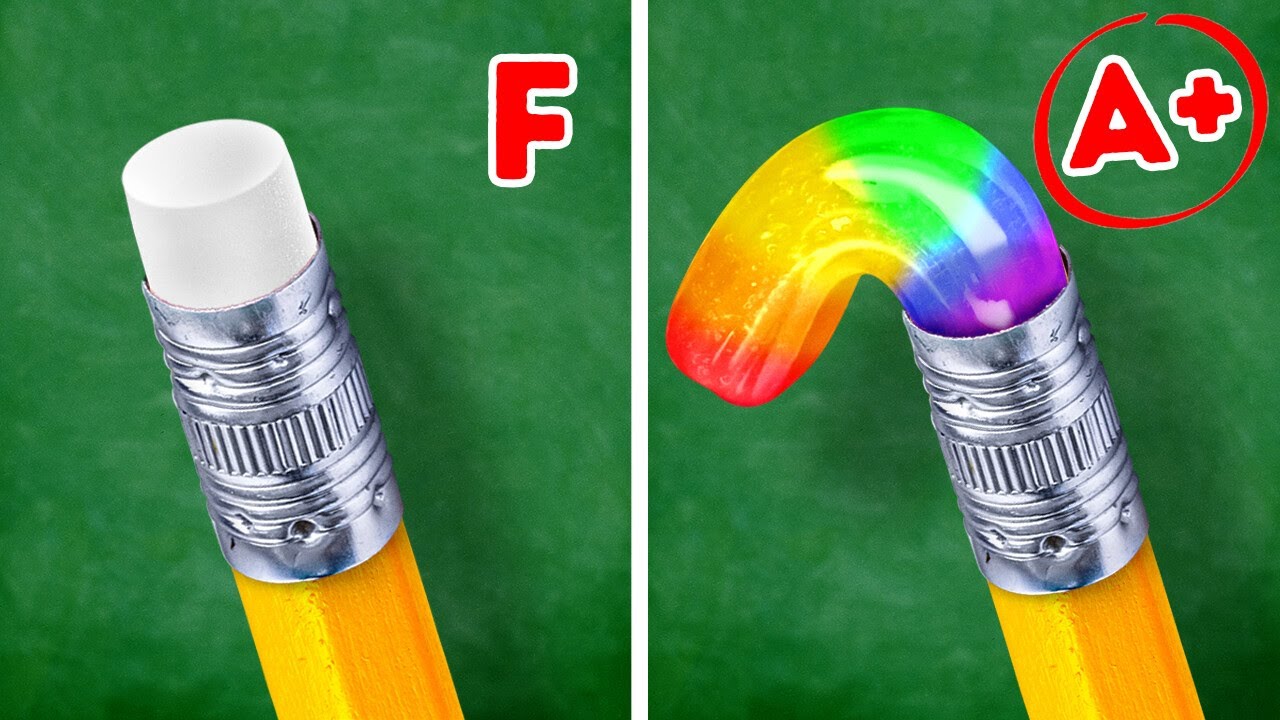 FANTASTIC SCHOOL CRAFTS and USEFUL STUDY HACKS