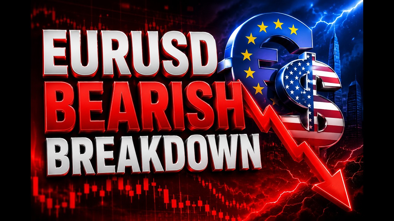 EURUSD H1 Analysis: Institutional Breakdown & Key Mitigation Zones