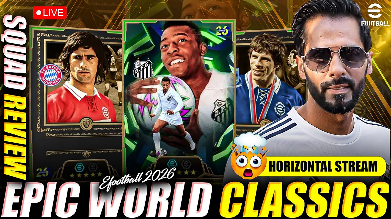 efootball 2026 |Pele Classics🔥| Stream 437 | #live #efootball #pes #efootball2026