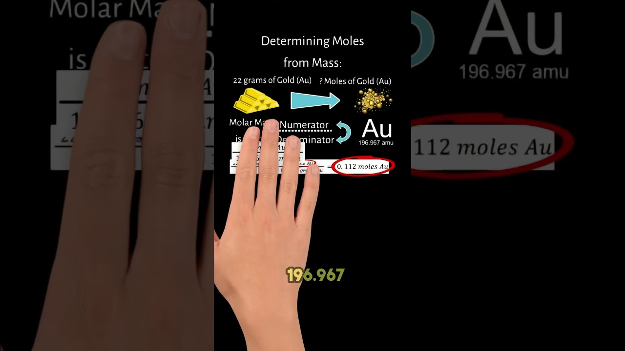 How to Convert Mass Into Moles In Chemistry 