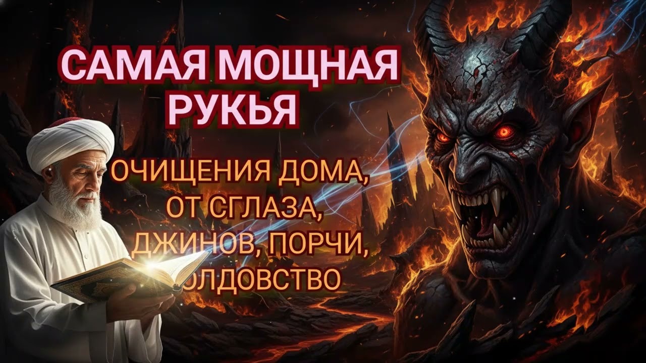 САМАЯ МОЩНАЯ РУКЬЯ ⚠️ СЛУШАЙ И ЗАЩИТИ СЕБЯ ОТ ДЖИННОВ, СГЛАЗА И СИЛЬНОГО НЕГАТИВА