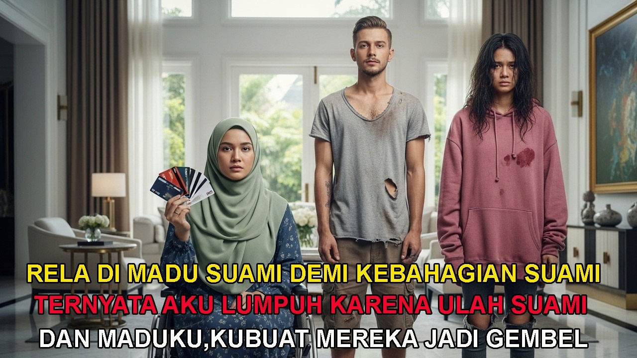AKU RELA DI MADU,TAPI SUAMI DAN MADUKU MEMBUAT AKU LUMPUH,AKU AMBIL HARTA HINGGA MEREKA JADI GEMBEL.