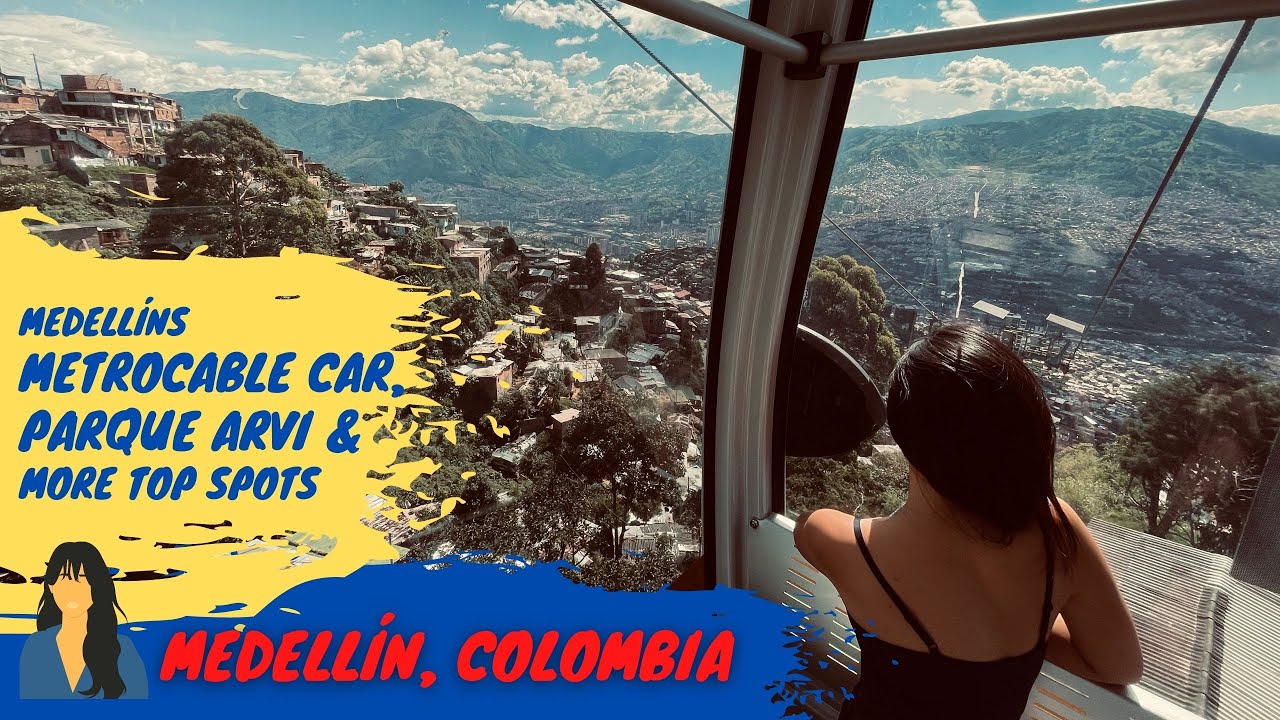 Medellin&rsquo;s famous Metrocable car to Parque Arvi